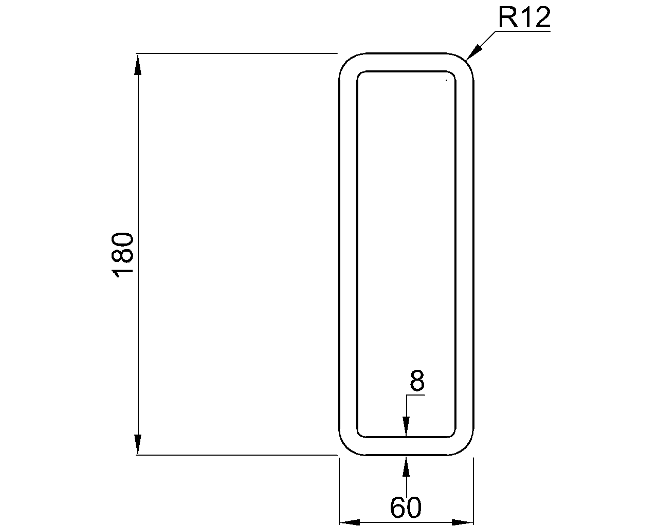 Celsius 355 RHS 180x60x8