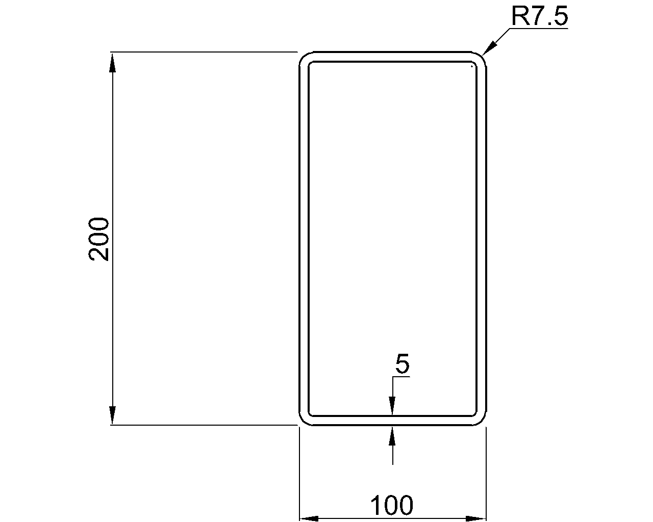 Celsius 355 RHS 200x100x5