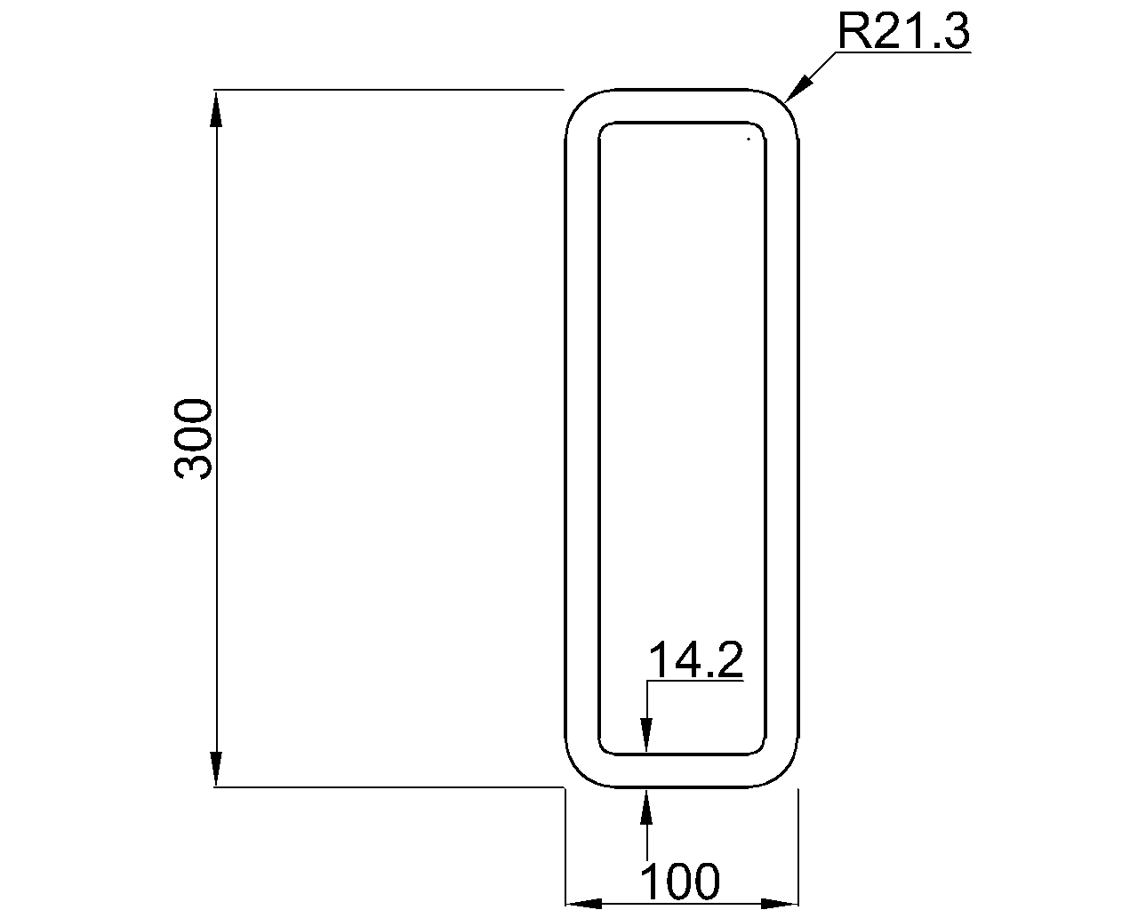 Celsius 355 RHS 300x100x14.2