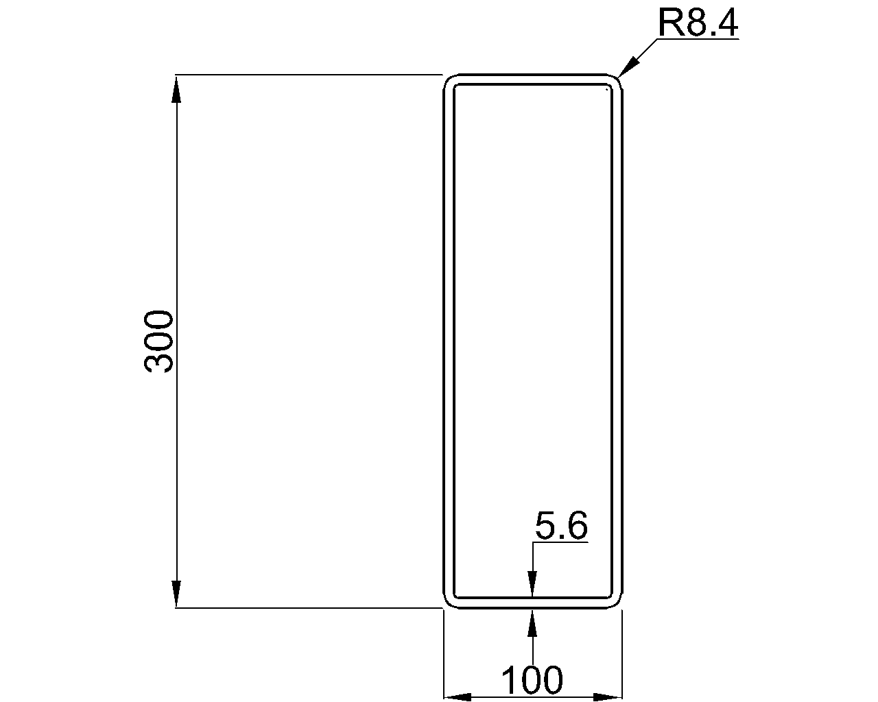 Celsius 355 RHS 300x100x5.6
