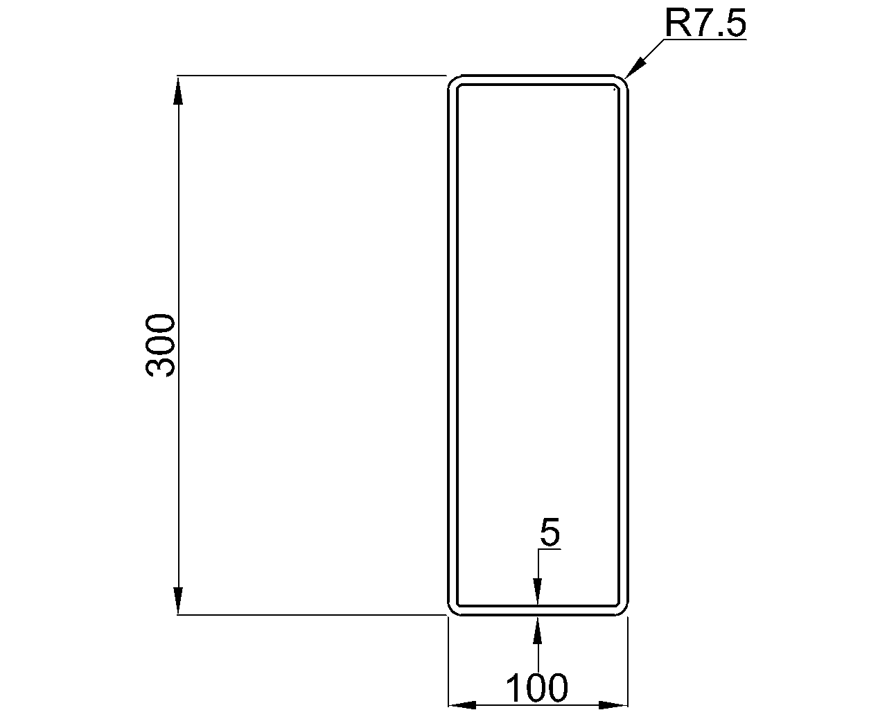 Celsius 355 RHS 300x100x5