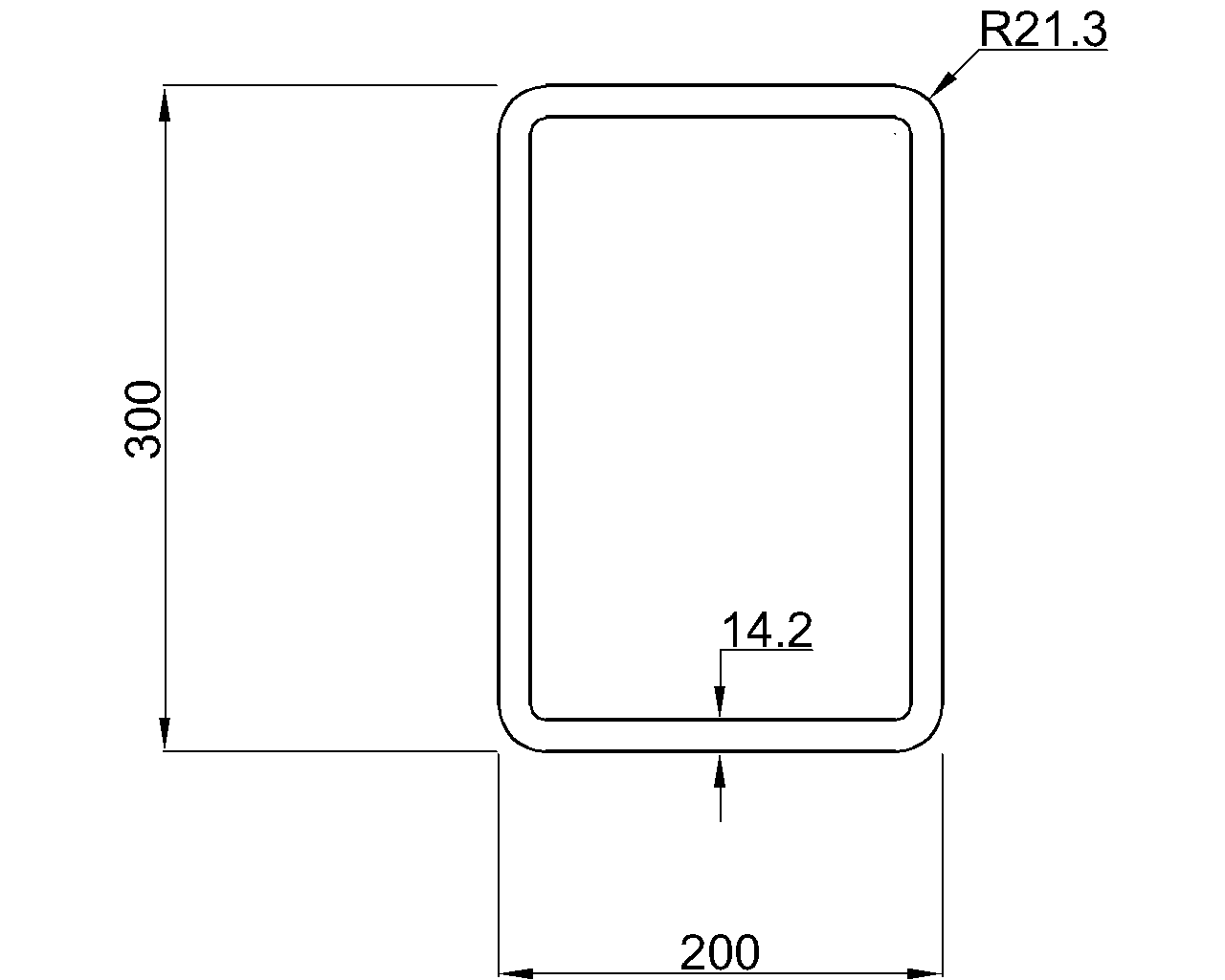 Celsius 355 RHS 300x200x14.2