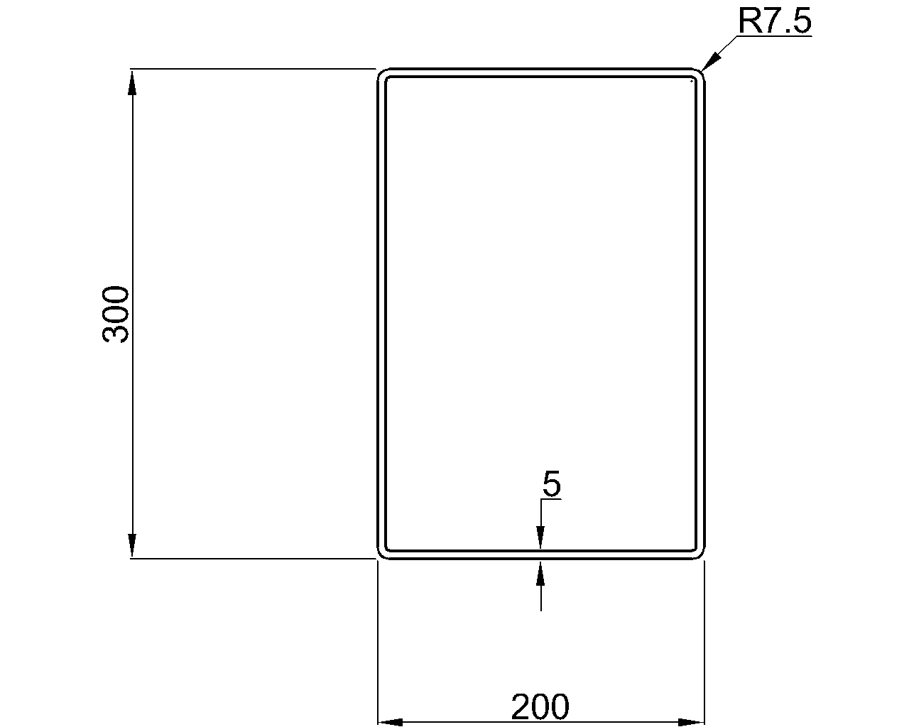 Celsius 355 RHS 300x200x5