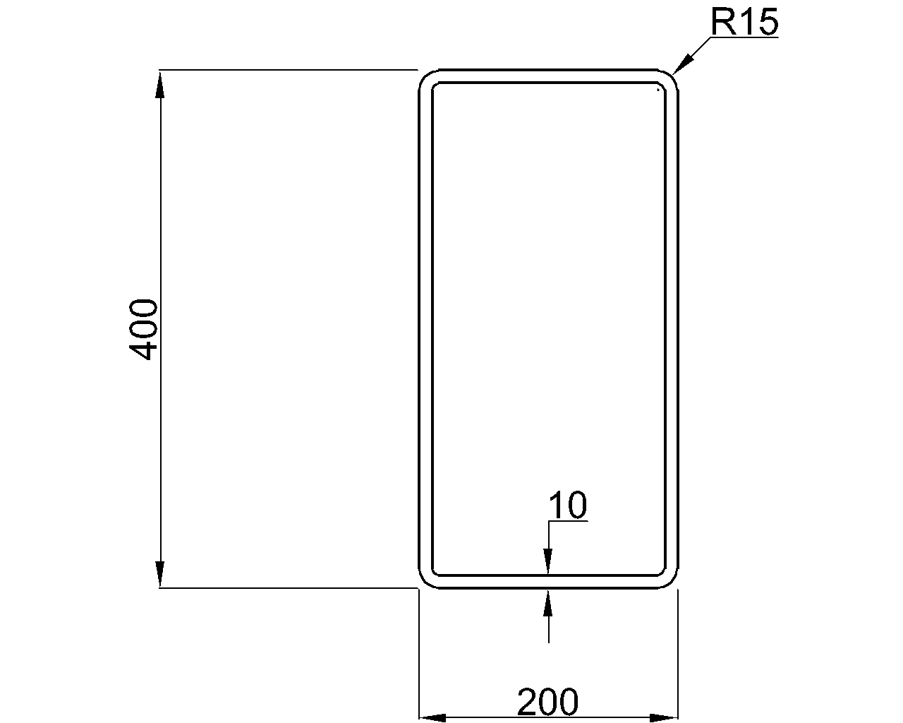 Celsius 355 RHS 400x200x10