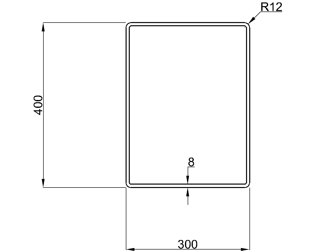 Celsius 355 RHS 400x300x8
