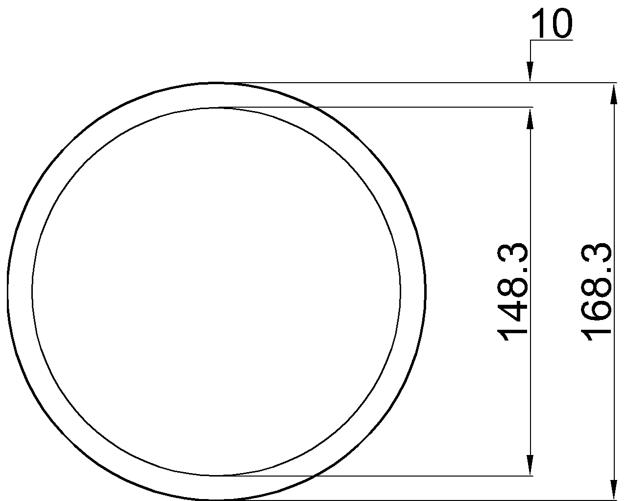 Hybox 355 CHS 168.3×10