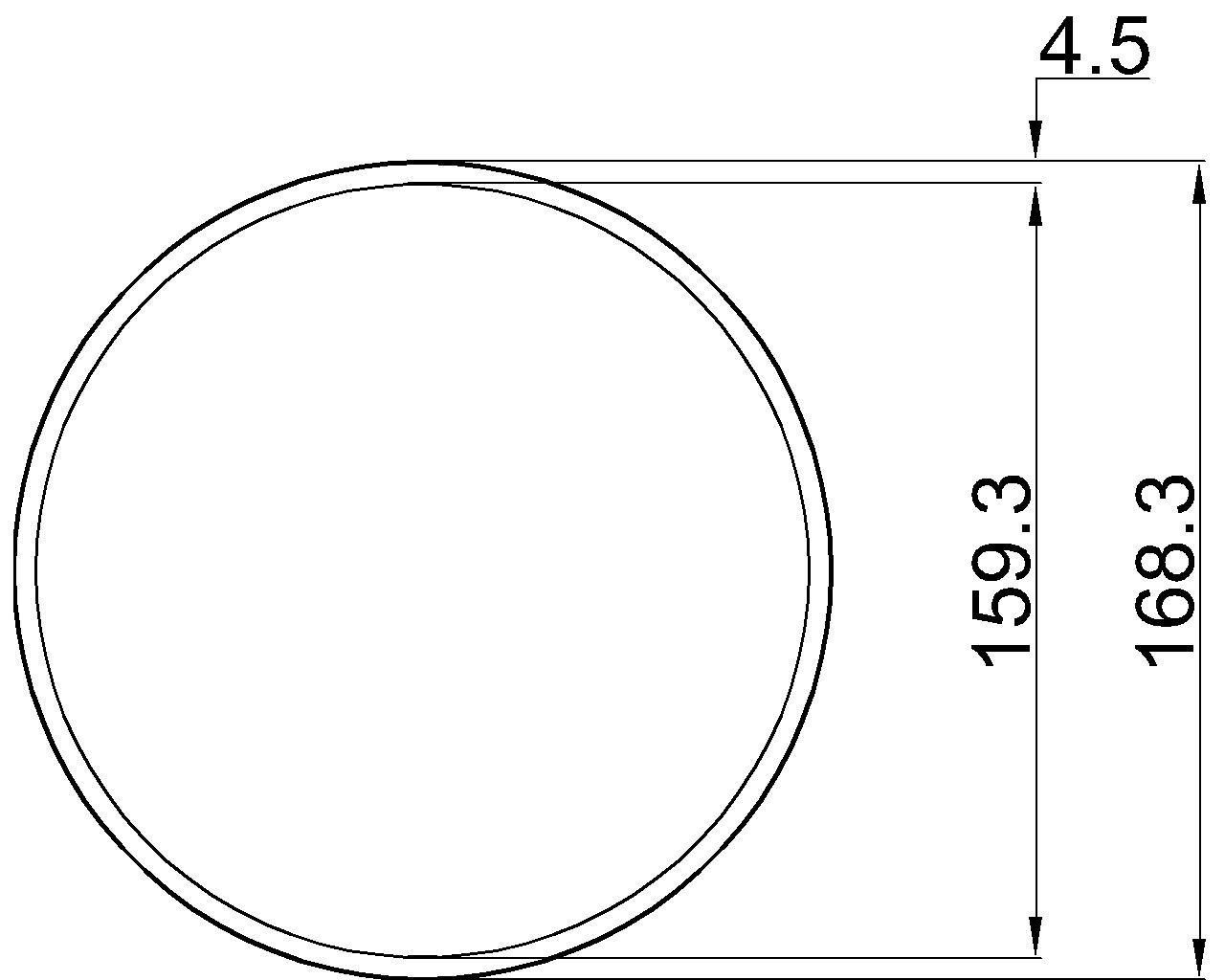 Hybox 355 CHS 168.3×4.5