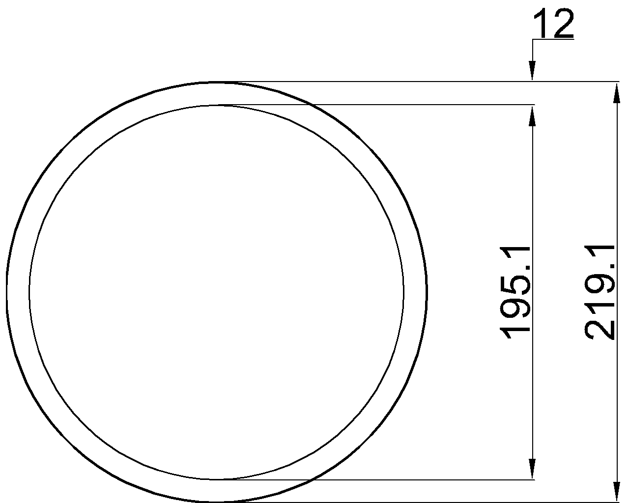 Hybox 355 CHS 219.1×12
