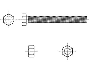 3692 M16 Bolt – BS 3692 Standard – Your Steel Standards & CAD File Hub