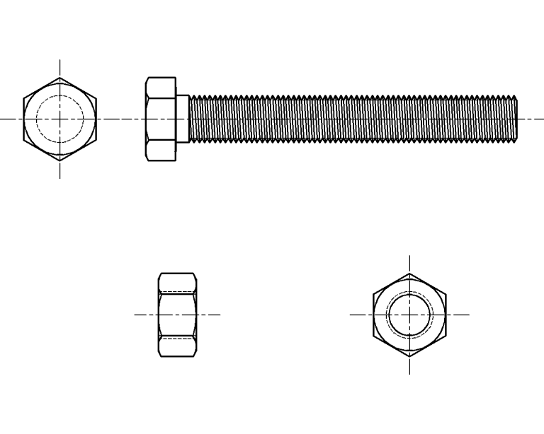 3692 M36 Bolt – BS 3692 Standard – Your Steel Standards & CAD File Hub