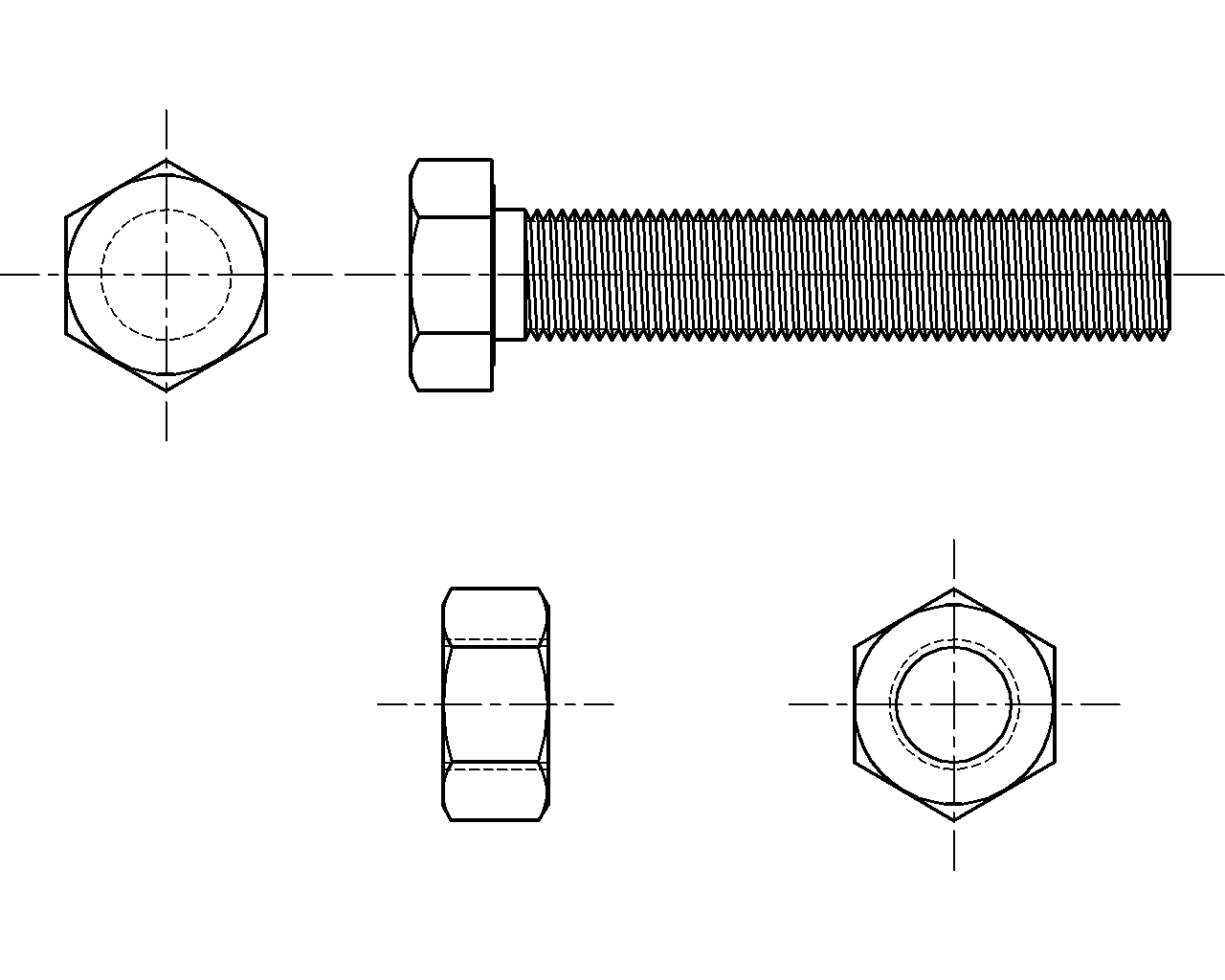 M52 Bolt – BS 3692 Standard