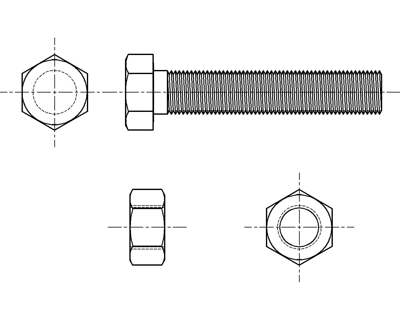 M60 Bolt – BS 3692 Standard