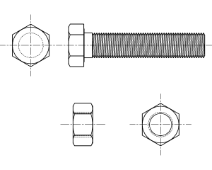 3692 M64 Bolt – BS 3692 Standard – Your Steel Standards & CAD File Hub