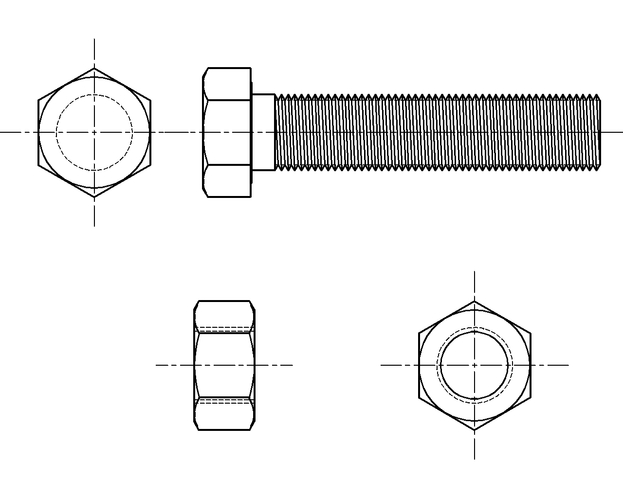M68 Bolt – BS 3692 Standard