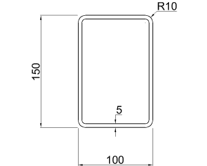 RHS 150x100x5 – Your Steel Standards & CAD File Hub