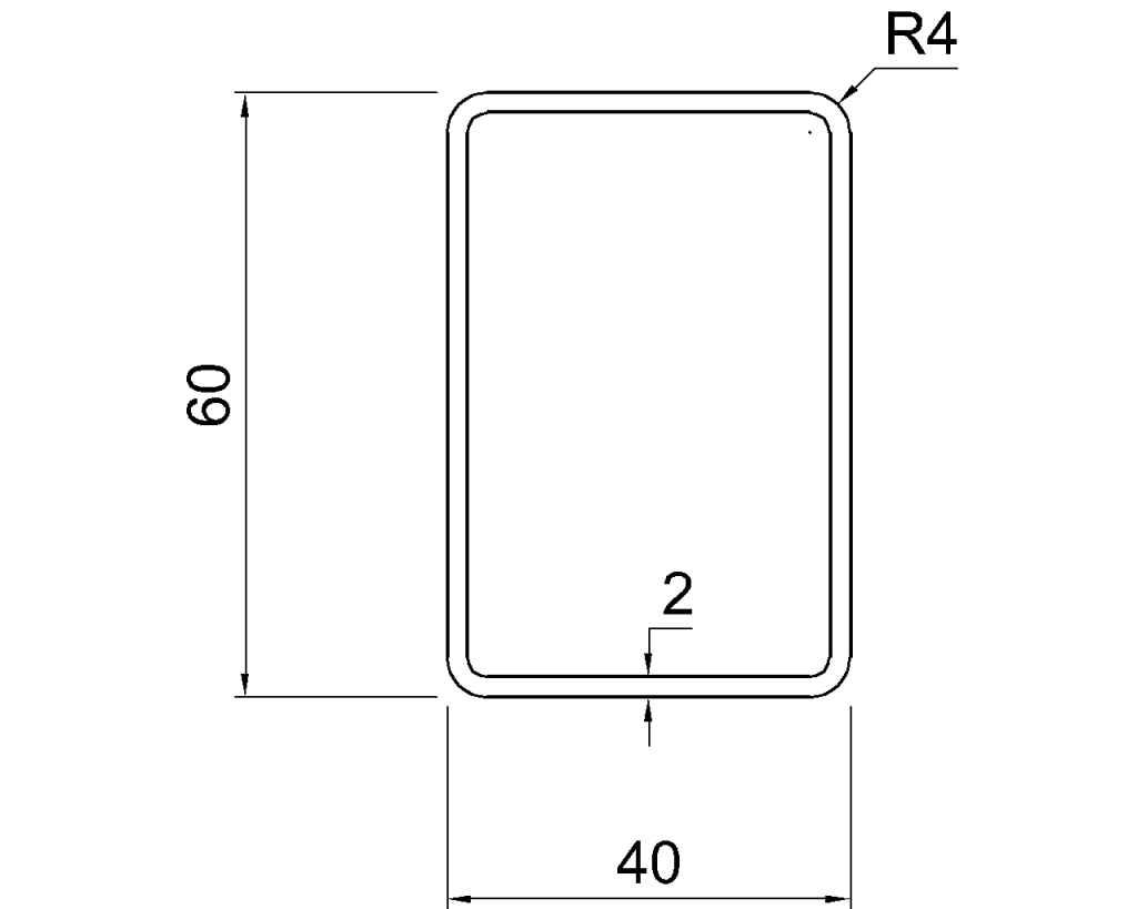 RHS 60x40x2 – Your Steel Standards & CAD File Hub
