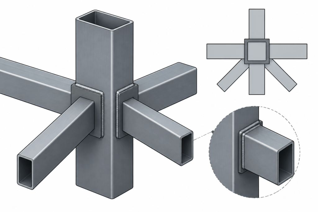 Celsius 355 RHS 160x80x5 engineering illustration