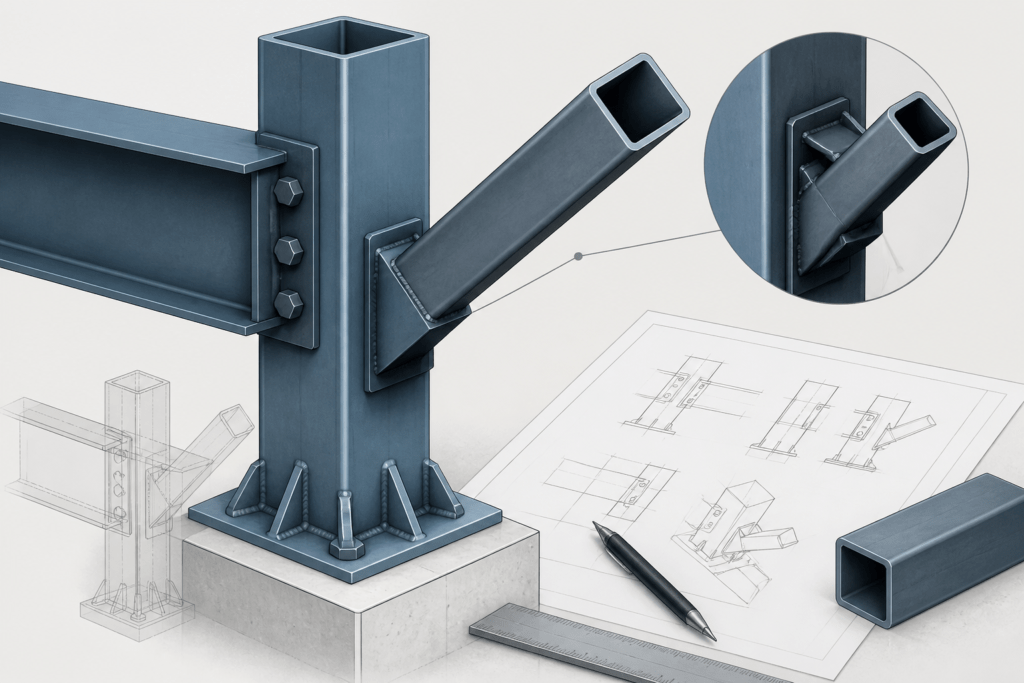 Celsius 355 SHS 140x140x14.2 engineering illustration