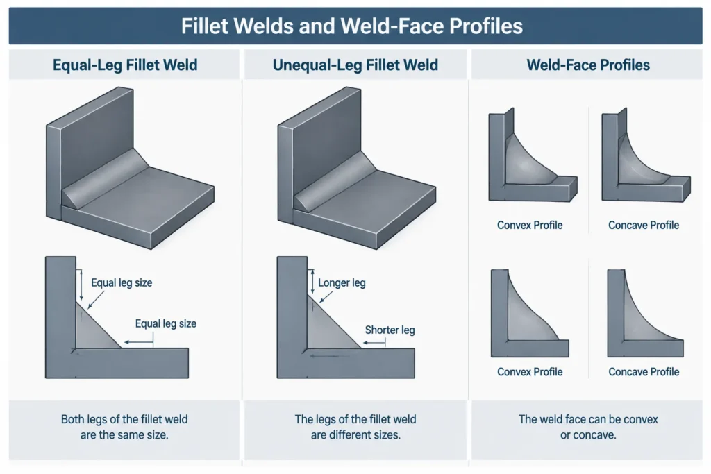 Fillet Weld Size, Leg Length, and Throat: A Practical Steel Detailing Guide structural steel illustration