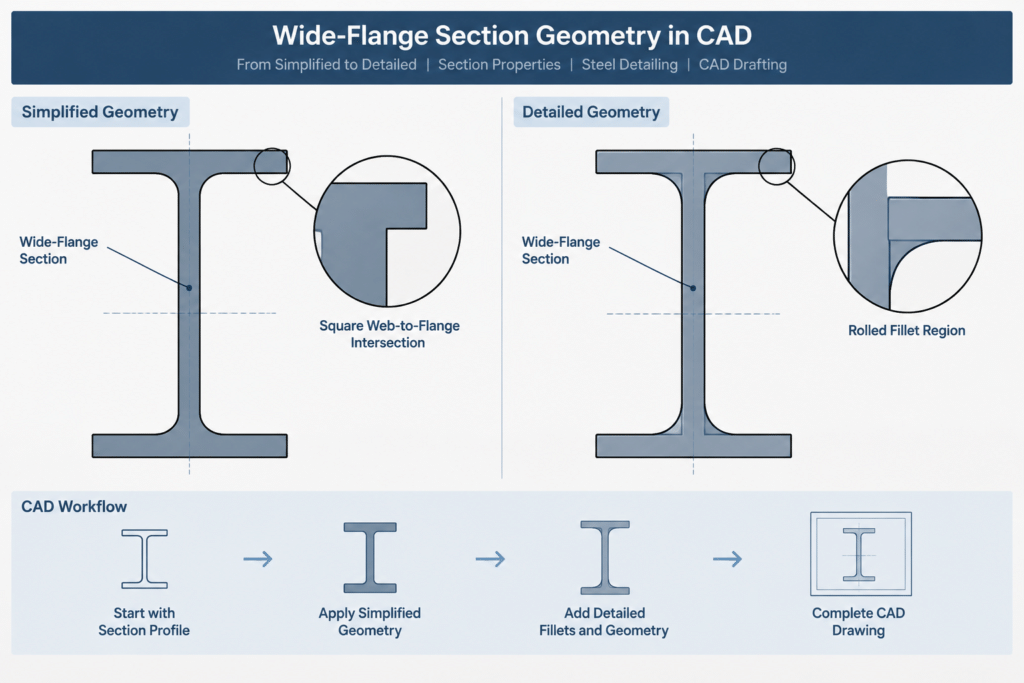 How to Use Structural Steel Shape CAD Blocks Without Losing Dimensional Control structural steel illustration