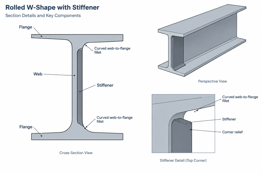 Nominal vs. Actual Structural Steel Dimensions: A Guide for CAD and Detailing structural steel illustration