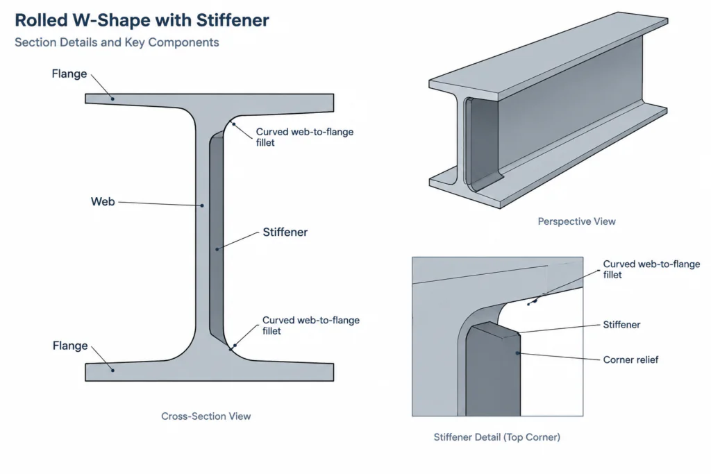 Nominal vs. Actual Structural Steel Dimensions: A Guide for CAD and Detailing structural steel illustration