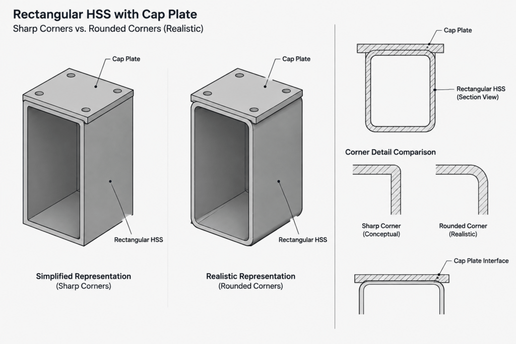 Nominal vs. Actual Structural Steel Dimensions: A Guide for CAD and Detailing structural steel illustration