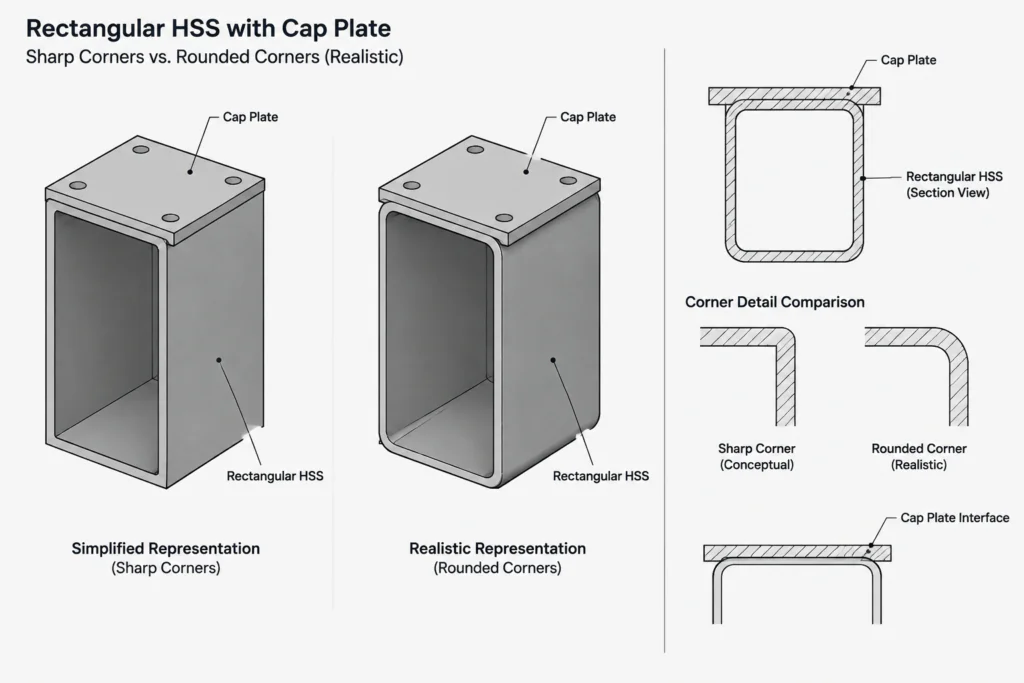 Nominal vs. Actual Structural Steel Dimensions: A Guide for CAD and Detailing structural steel illustration