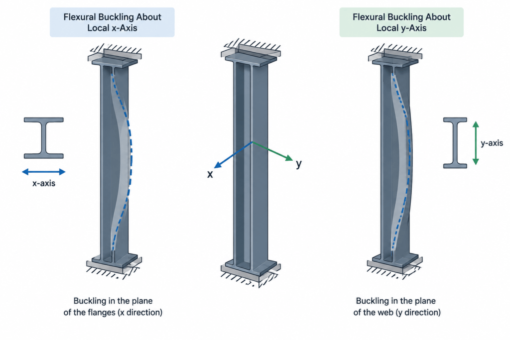 Radius of Gyration in Steel Shape Tables: Understanding rx, ry, and Slenderness structural steel illustration