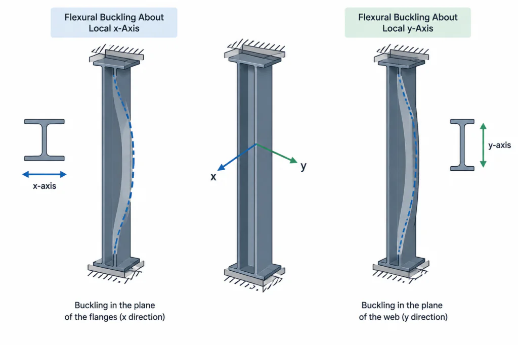 Radius of Gyration in Steel Shape Tables: Understanding rx, ry, and Slenderness structural steel illustration