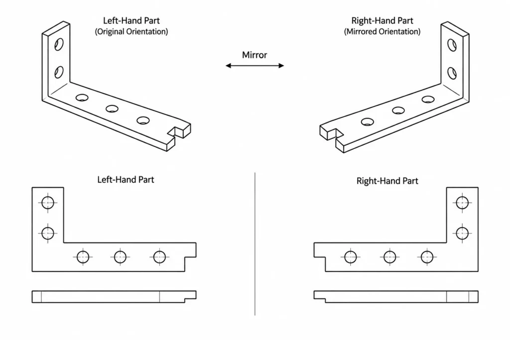 Steel Angle Orientation: LLV, SLV, Connected Legs, and Drawing Clarity structural steel illustration