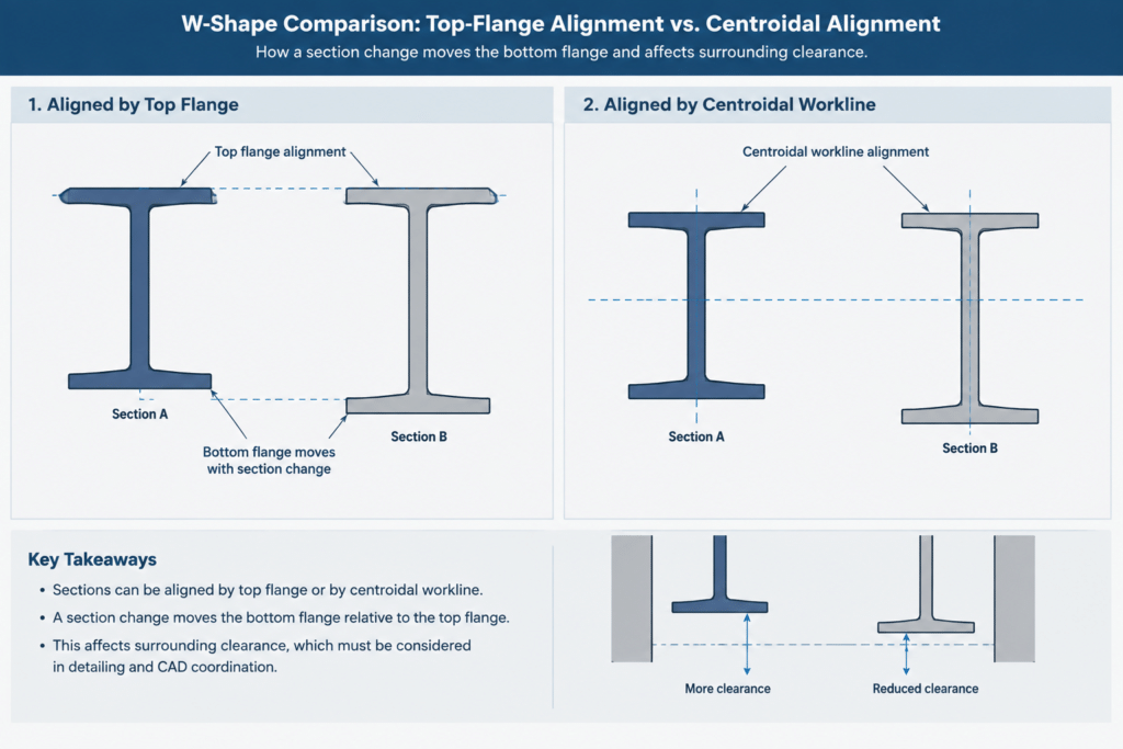 Steel Shape Substitution Checklist: What to Recheck When a Member Size Changes structural steel illustration