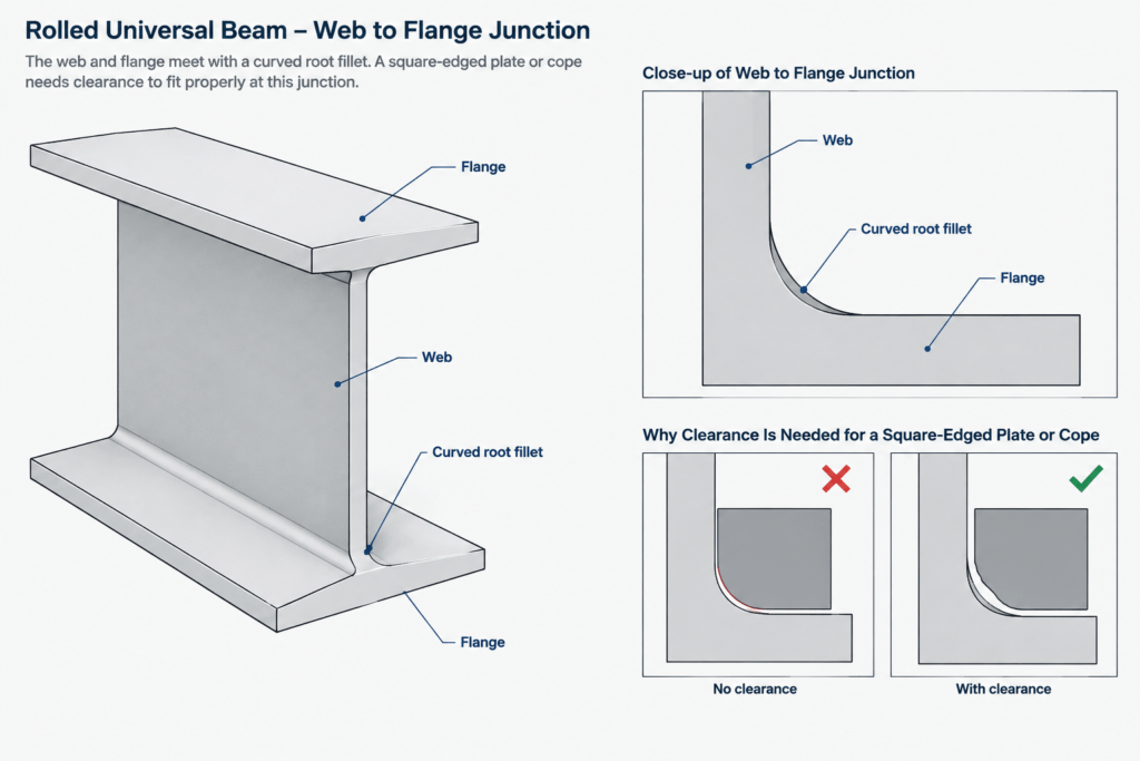 UB 610x305x149 structural steel illustration
