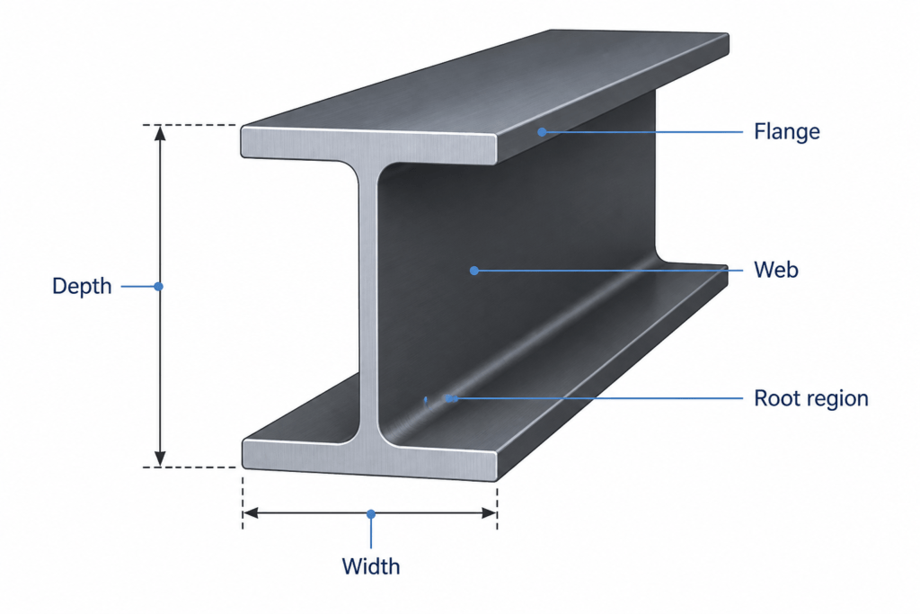 UB 838x292x176 engineering illustration