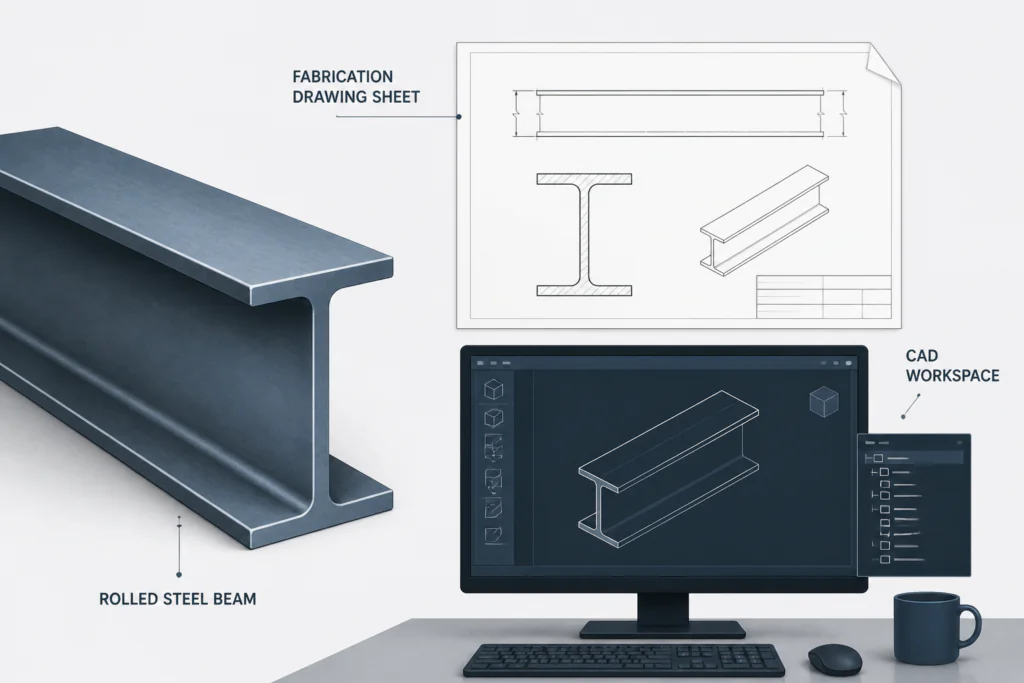 UB 838x292x226 engineering illustration