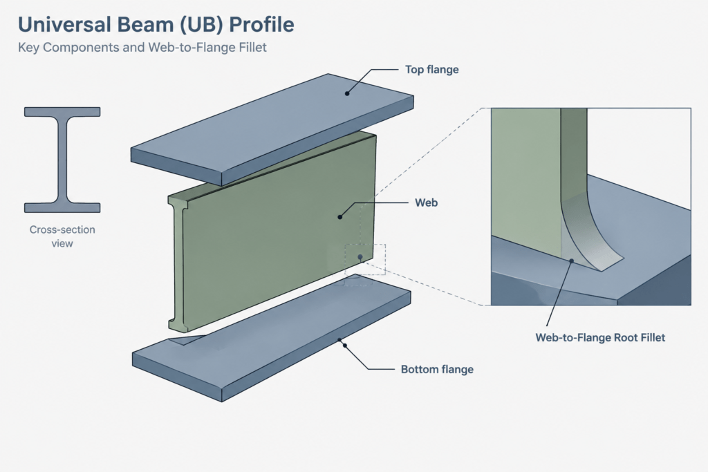 UB 920x420x491 structural steel illustration