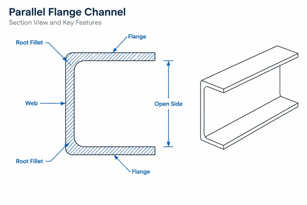 UPE 400 structural steel illustration