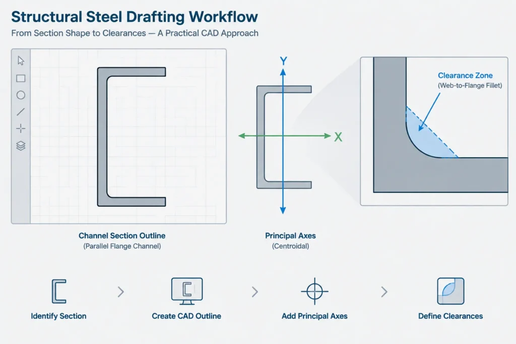 UPE 400 structural steel illustration