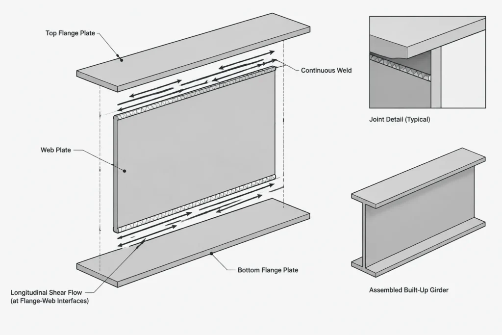 First Moment of Area Q in Steel Sections: Shear Stress, Shear Flow, and CAD Calculation structural steel illustration