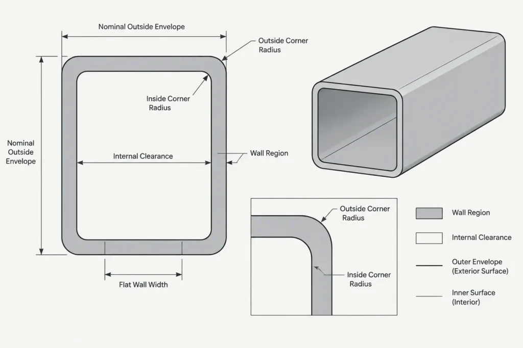 Steel Shape Designations vs. Tabulated Dimensions: What the Shape Name Does Not Tell You structural steel illustration