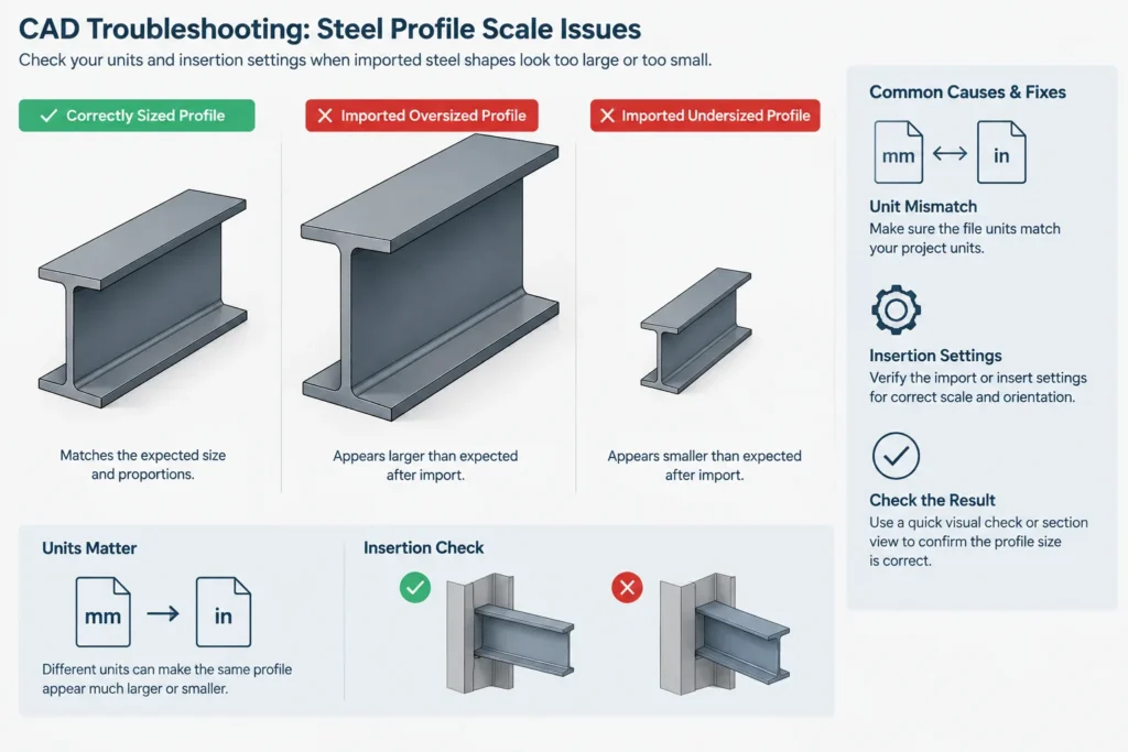 Structural Steel Drawing Scale: Model Space, Sheet Views, and Reliable Dimension Checks structural steel illustration