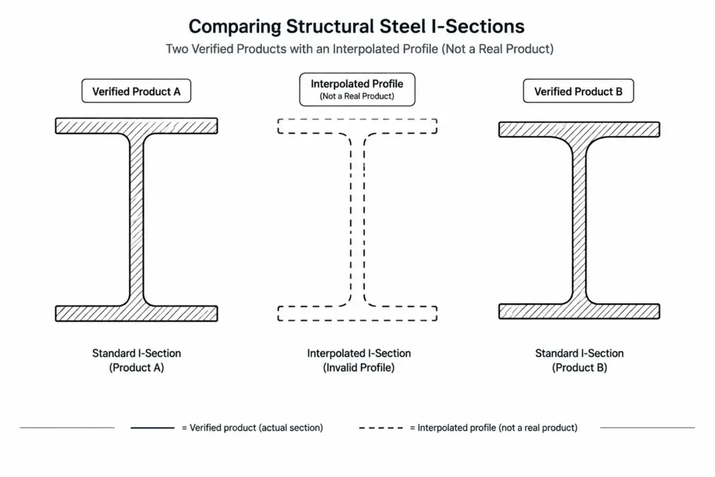 Why Structural Steel Shape Properties Should Not Be Interpolated Between Sizes structural steel illustration